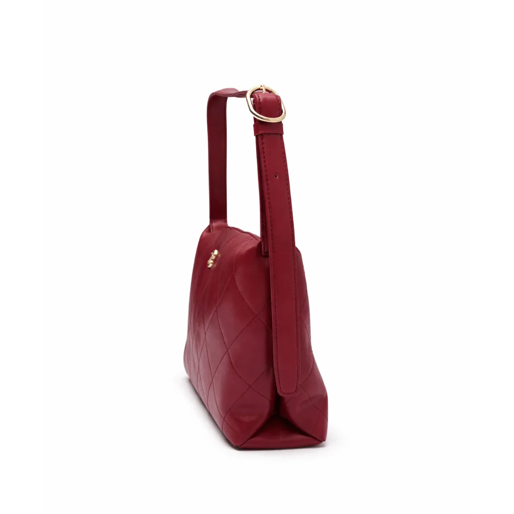 Chanel Maxi Hobo Bag Shiny Lambskin Gold Hardware Dark Burgundy