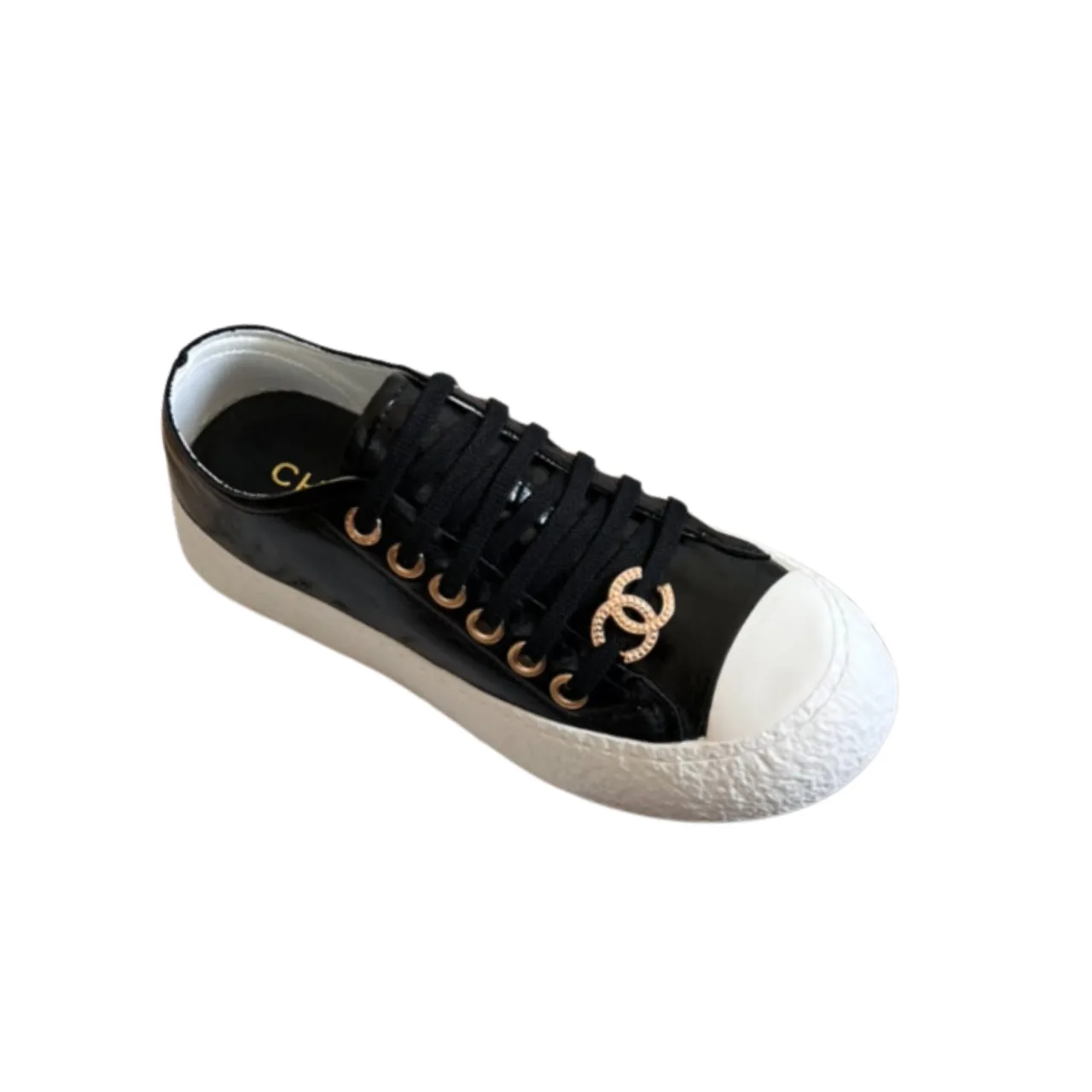 Chanel Women’s Sneakers Cc Trainers In Black Main image