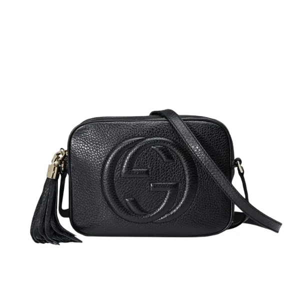 Gucci Soho Small Leather Disco Bag Black – Featured In The Gucci Équilibre Look