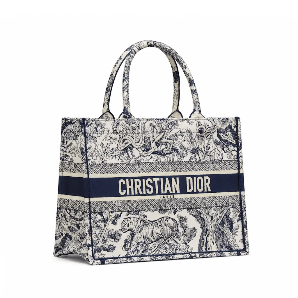 Dior Book Tote Blue Toile De  (36 X 27.5 X 16.5 Cm) Main image