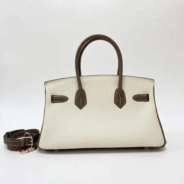H Shoulder Birkin Craie and Etoupe Togo Gold Hardware