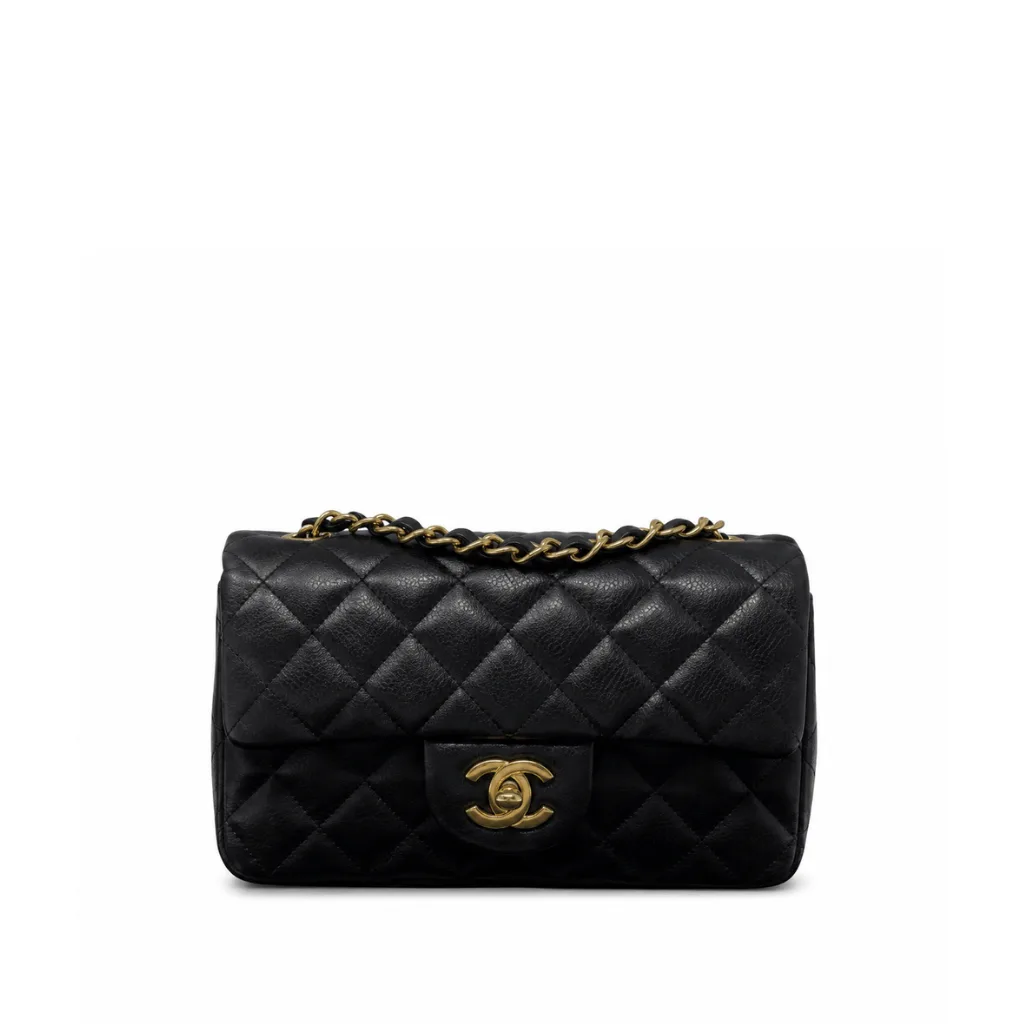 Chanel Classic Flap Lambskin Black Crossbody Bag 20Cm Main image