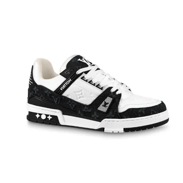 Louis Vuitton LV Trainer Sneaker Black White Main image