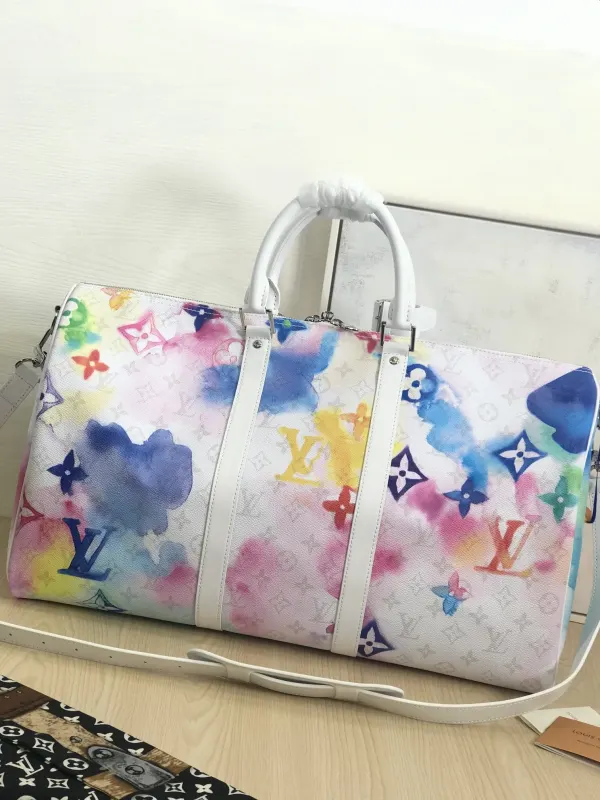 Louis Vuitton Keepall 50 Monogram Watercolor M45758