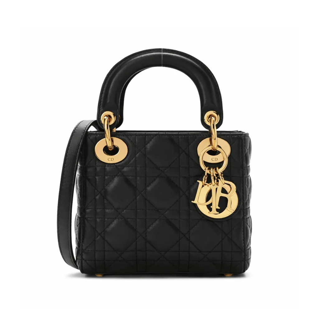 Mini Lady Dior Bag Black Cannage Lambskin 17Cm Main image