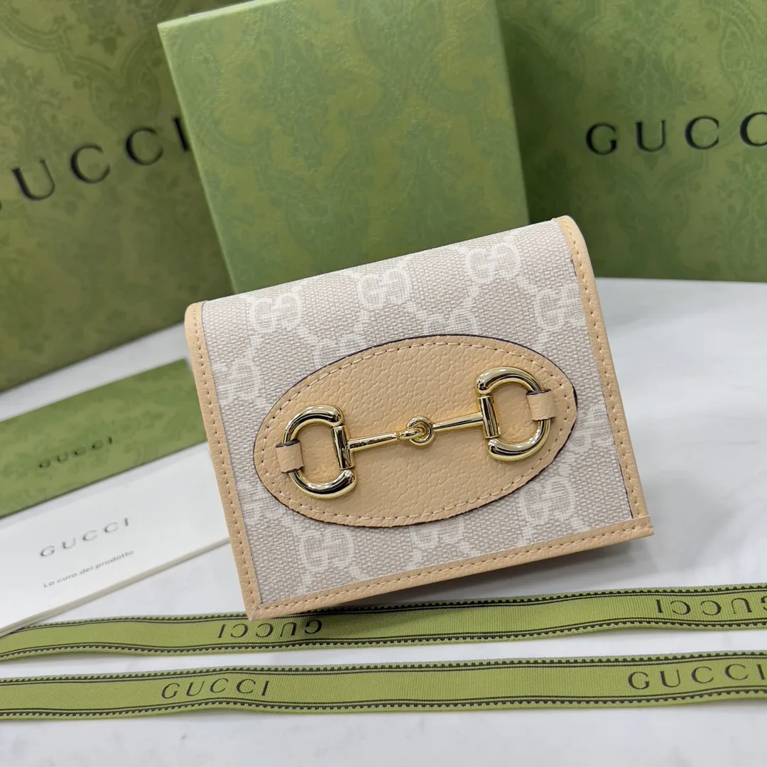 Gucci Horsebit 1955 Card Case Wallet Beige 621887 92Tcg 9761 Secondary image