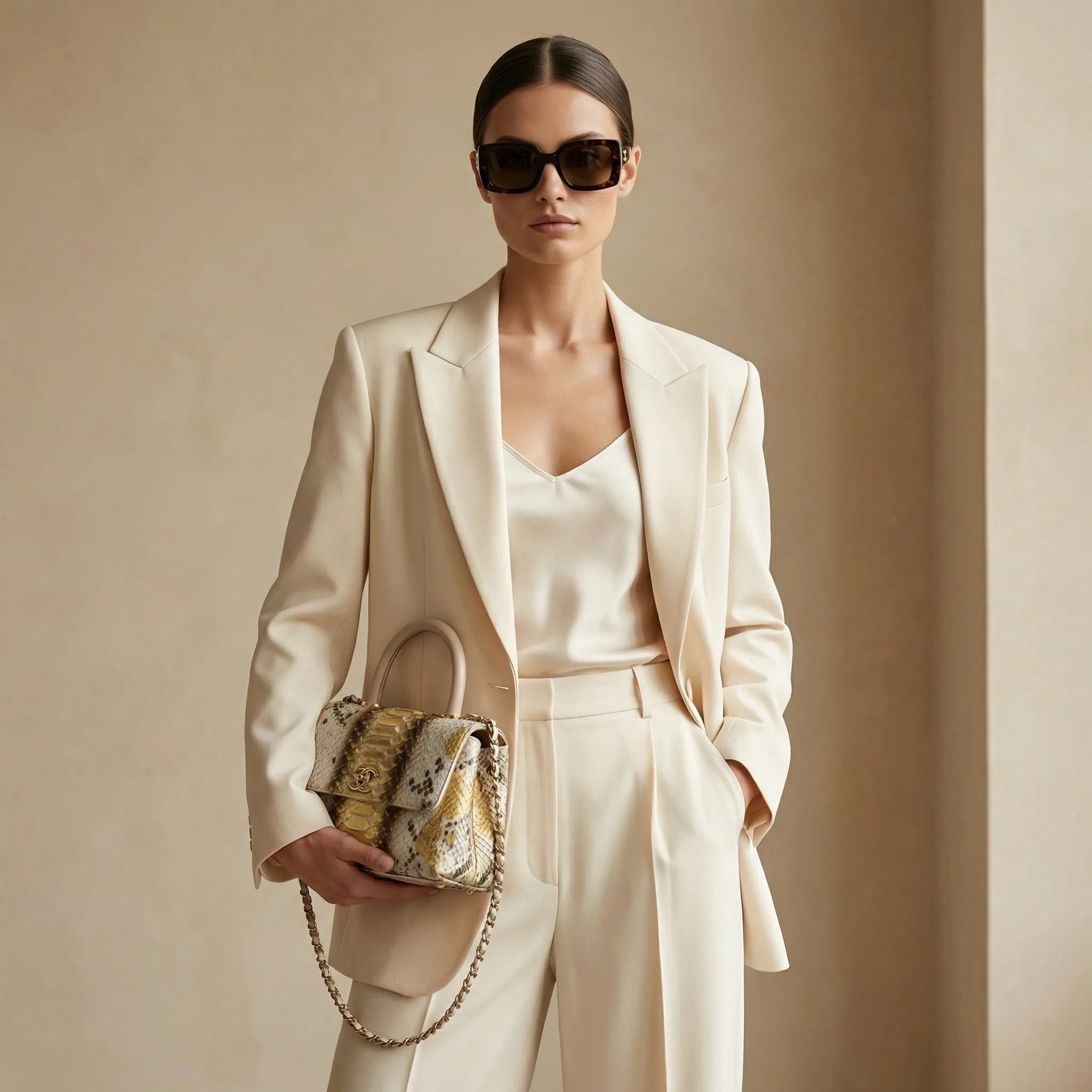 Chanel Rectangle Sunglasses