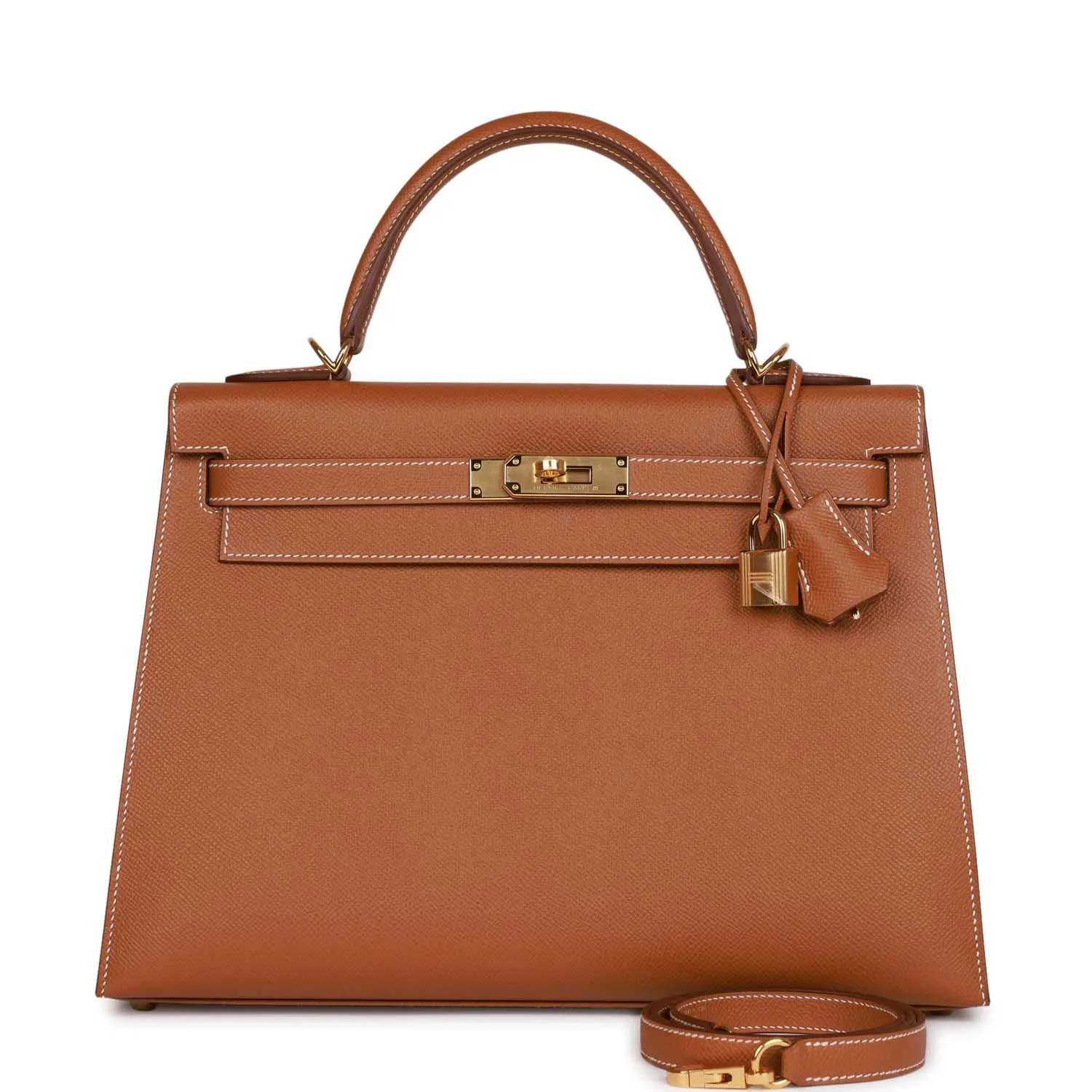 H Kelly Sellier 25 Gold Epsom Gold Hardware Main image