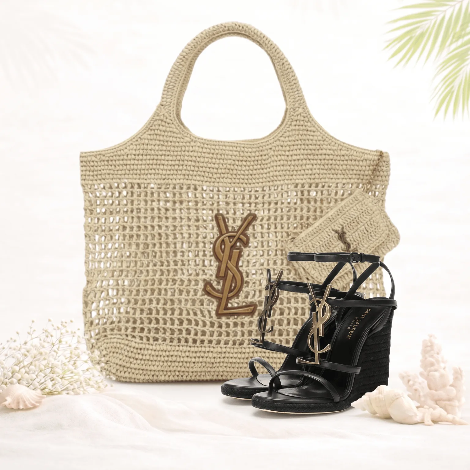 The Riviera Crochet Muse Set – 2 Piece Bundle (Tote Bag + Sandals) Main image