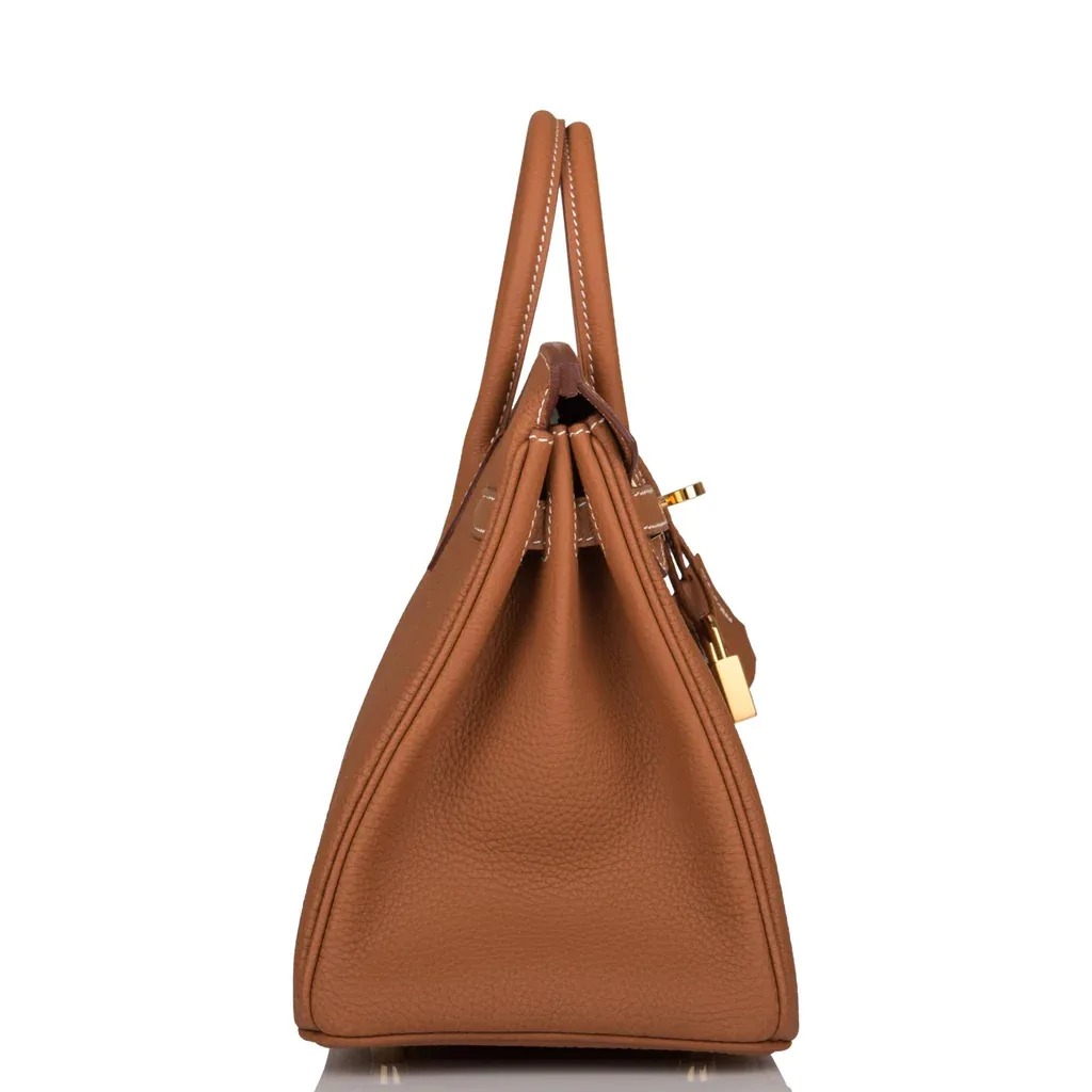 H Birkin 25 Gold Togo Gold Hardware Secondary image