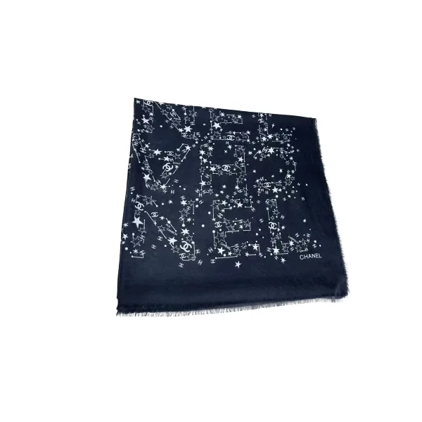 Chanel Silk Scarf With Logo Main image