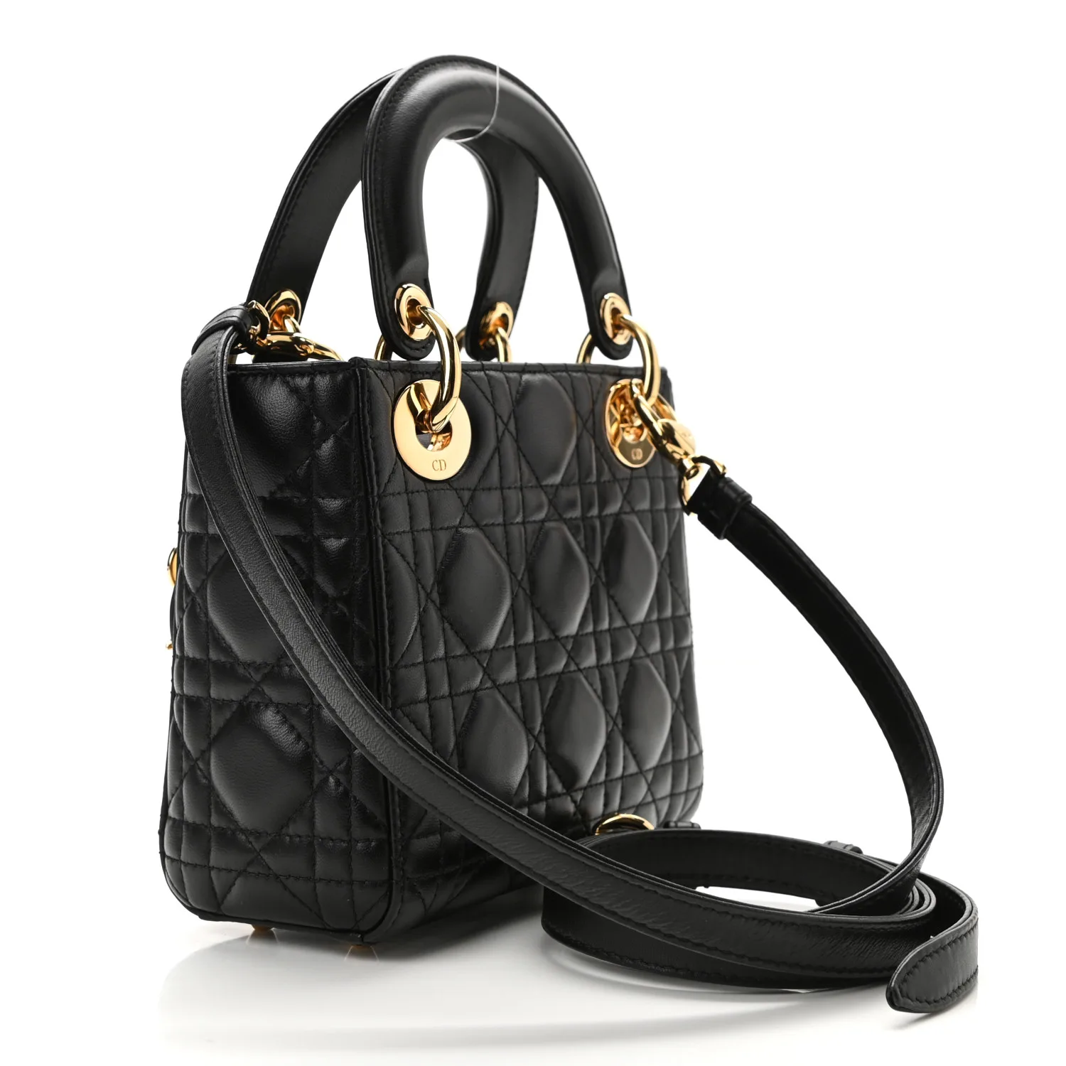 Mini Lady Dior Bag Black Cannage Lambskin 17Cm Secondary image