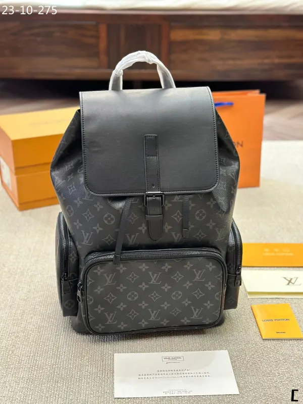 Louis Vuitton Backpack Monogram Black 45Cm