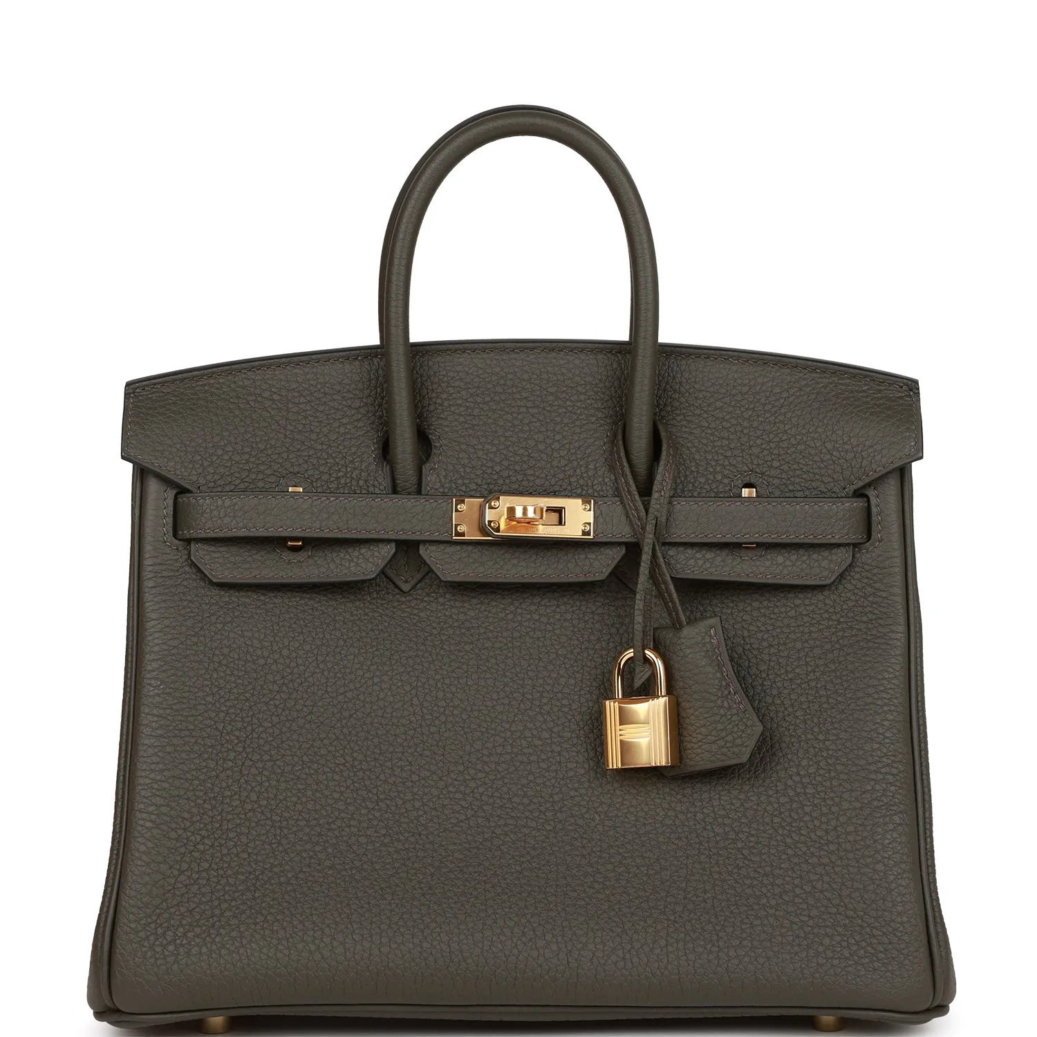 H Birkin 25 Vert De Gris Togo Gold Hardware Main image