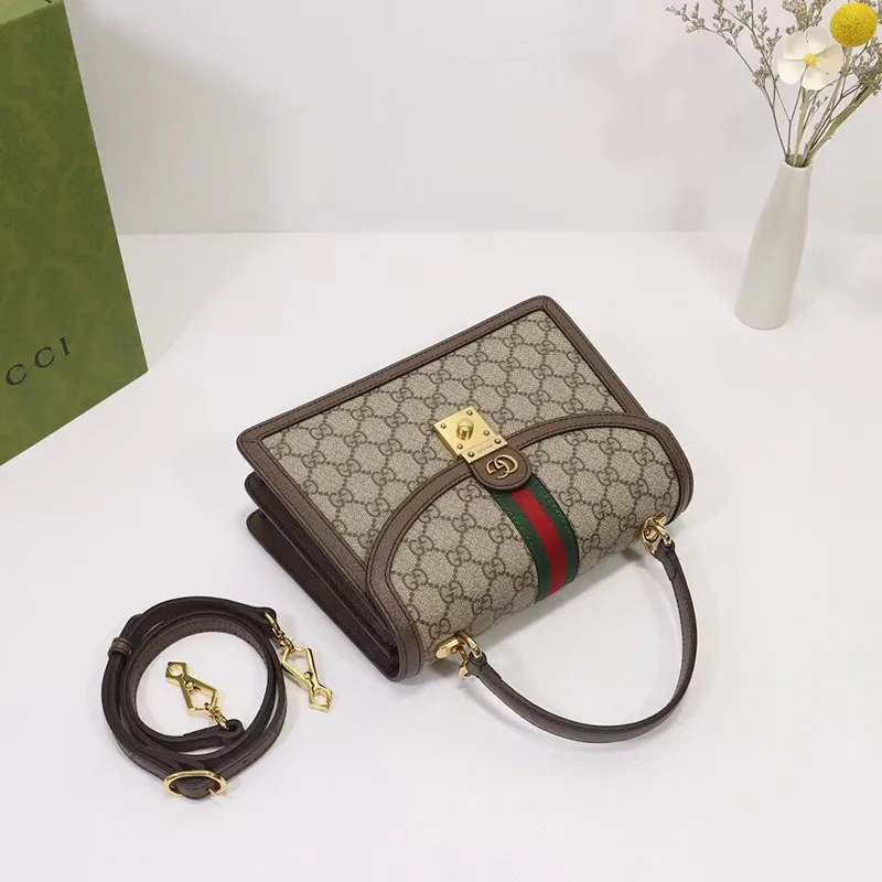 Ophidia small top handle bag with Web