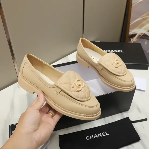Chanel CC Espadrilles White Gray