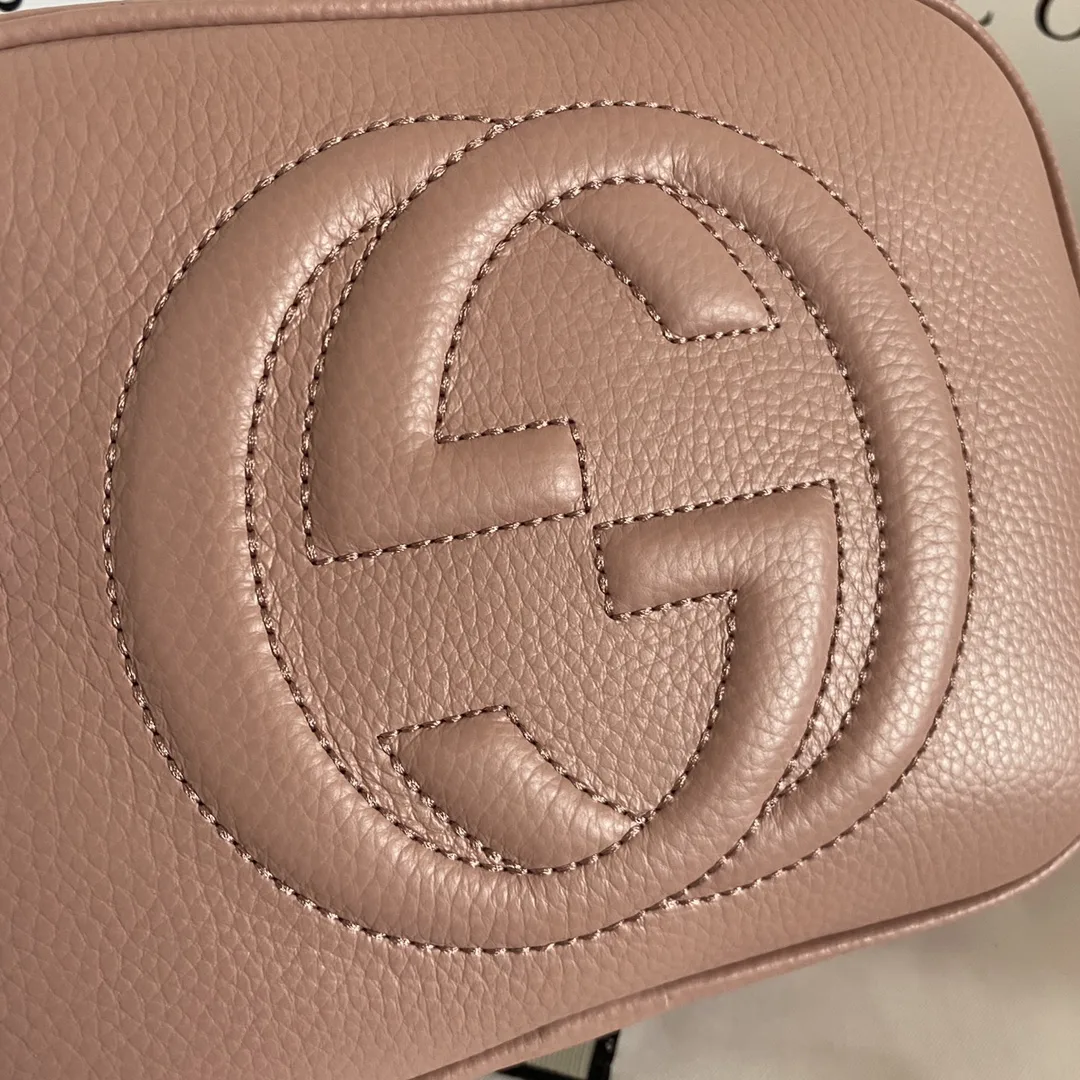 Gucci Soho Small Leather Disco Bag Pink 308364 A7M0G Secondary image