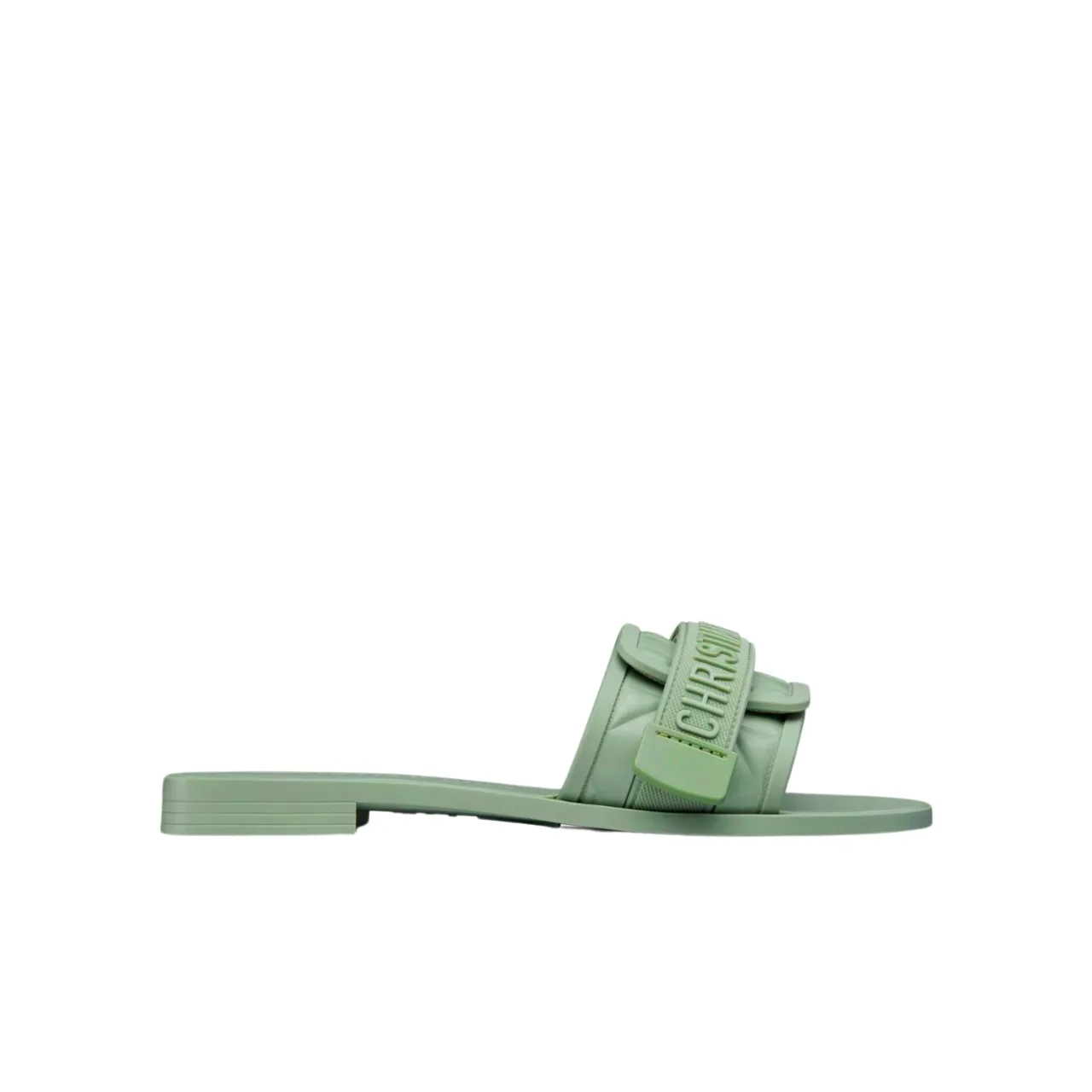 Dior Dio(R)Evolution Nylon Slides Embossed Macrocannage Green Main image