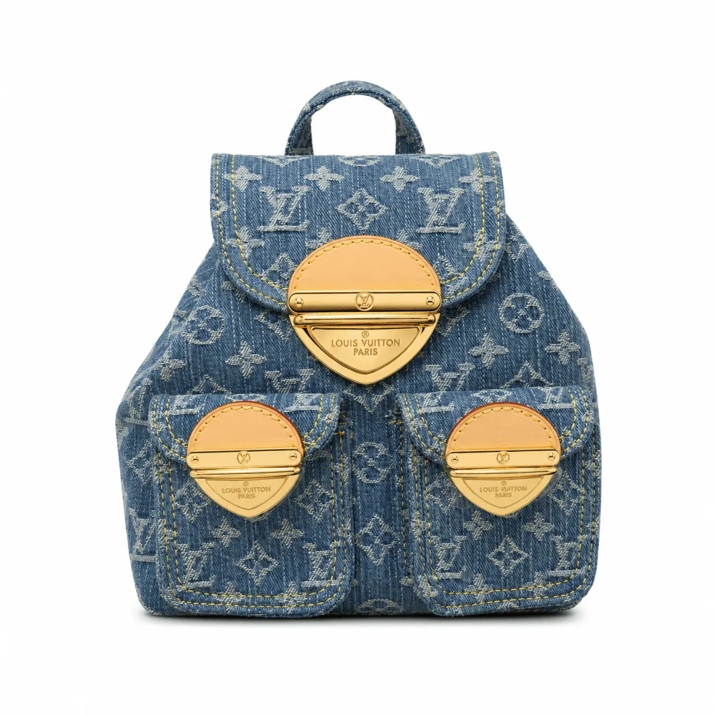 Louis Vuitton Backpack Venice Monogram Denim Blue 26Cm M46836 Main image