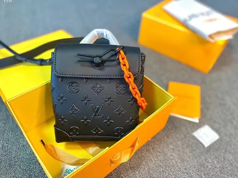 Louis Vuitton Nano Steamer Black 20Cm M58707