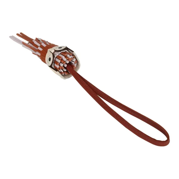 Hermes Chouette Owl Charm Pain D’Epice, Mauve Pale, Sienne and Nata Milo, Swift and Epsom
