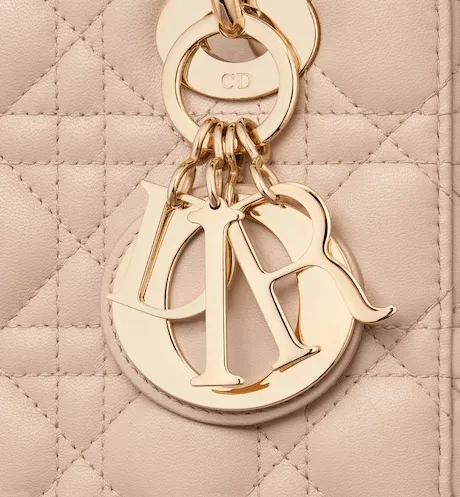 Small Lady Dior Bag Powder Beige 20cm