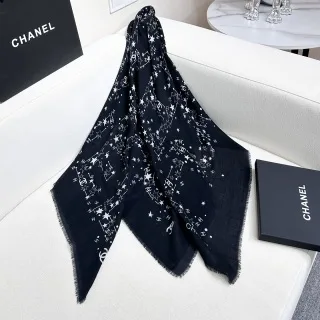 Chanel Silk Scarf With Logo Secondary image