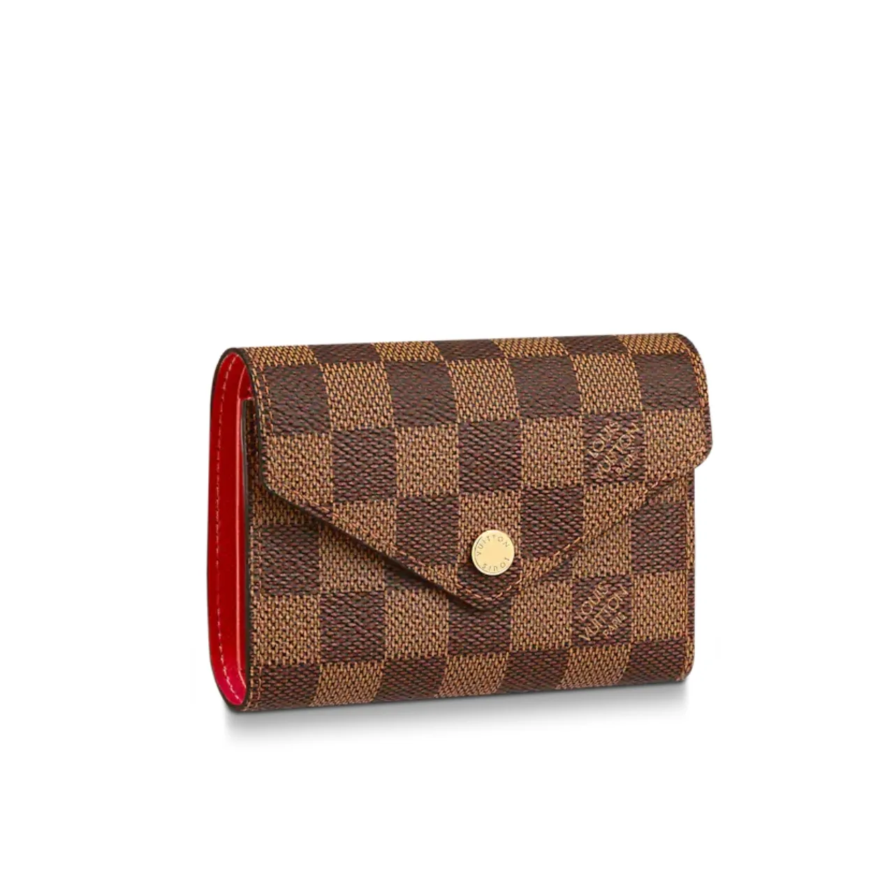 Louis Vuitton Victorine Wallet Damier Canvas Red 12Cm N41659 Main image