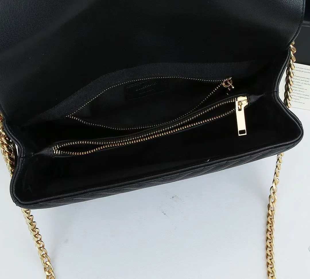 Saint Laurent College Large Chain Bag Black 32Cm 600278Brm071000 Secondary image