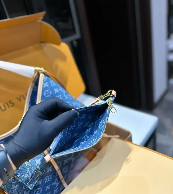 Louis Vuitton Carryall Pm Denim Blue 28Cm