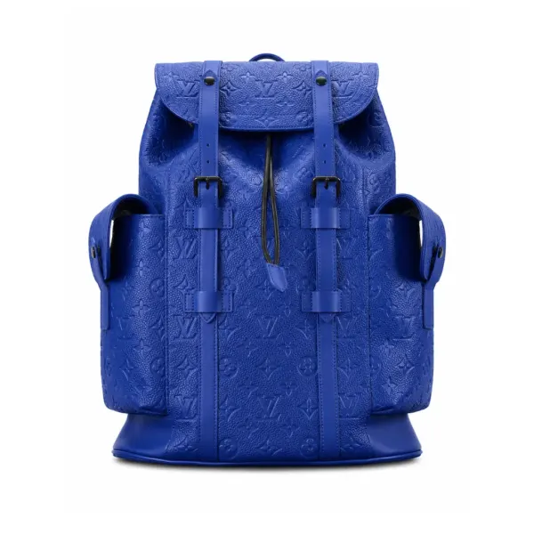 Louis Vuitton Christopher Pm Backpack Blue 48Cm M23189