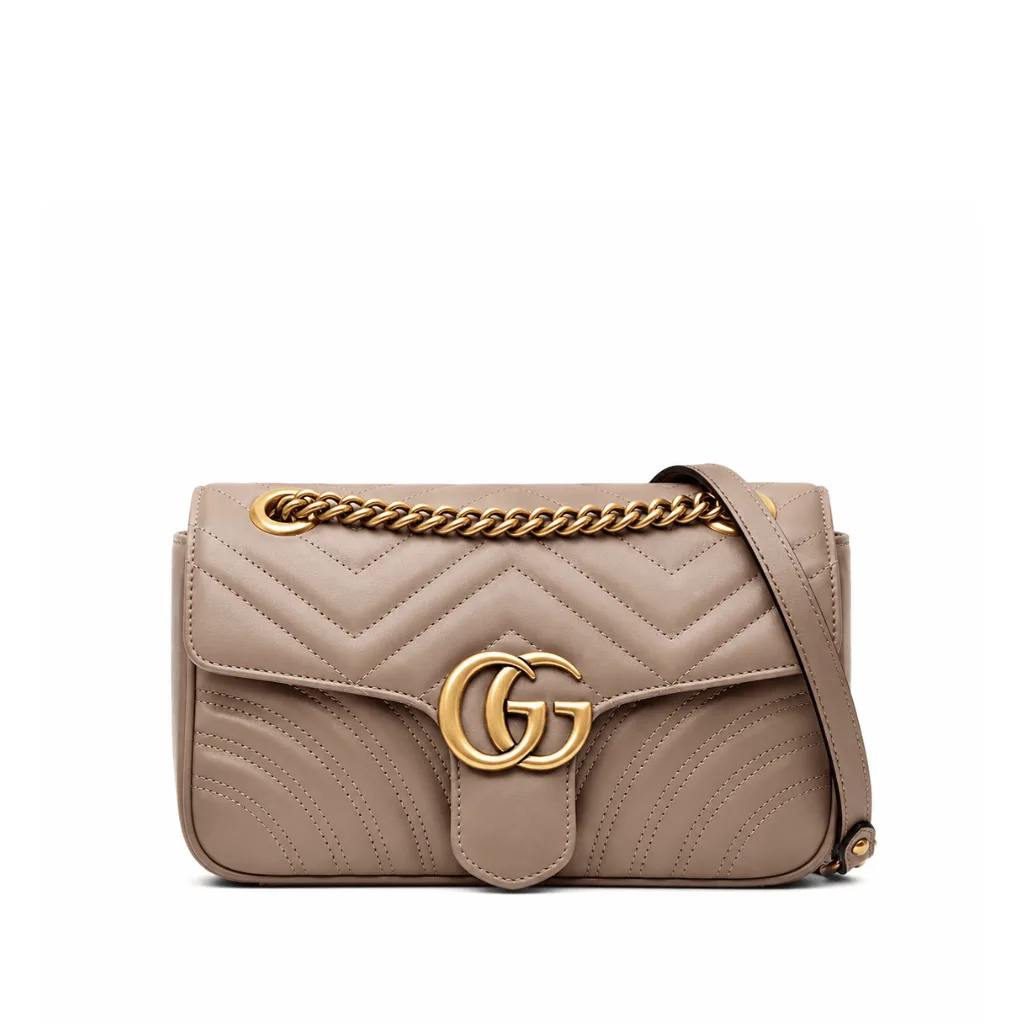 Gucci Marmont Small Taupe Shoulder Bag Main image