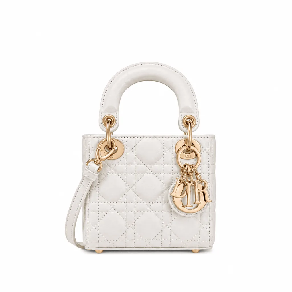 Micro Lady Dior Bag Latte 12cm Main image