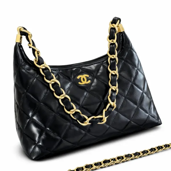 Chanel Large Hobo Bag Black