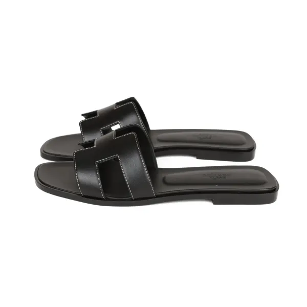 H Slippers Flat Oran Black H021056Z