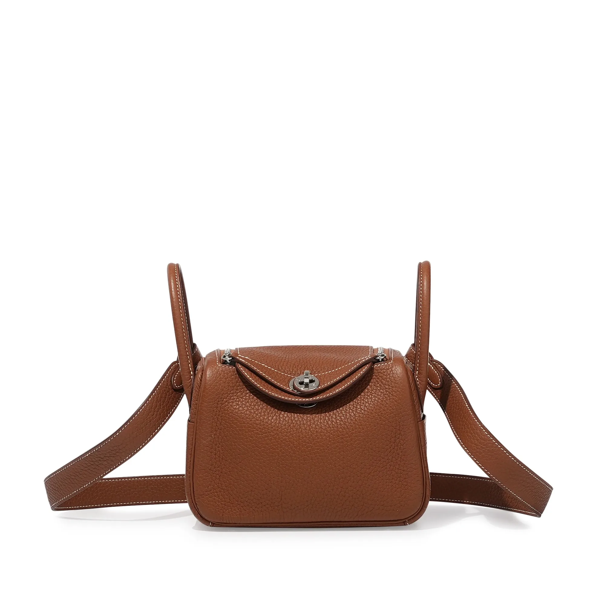 H Gold Clemence Mini Lindy 30 Palladium Hardware Main image