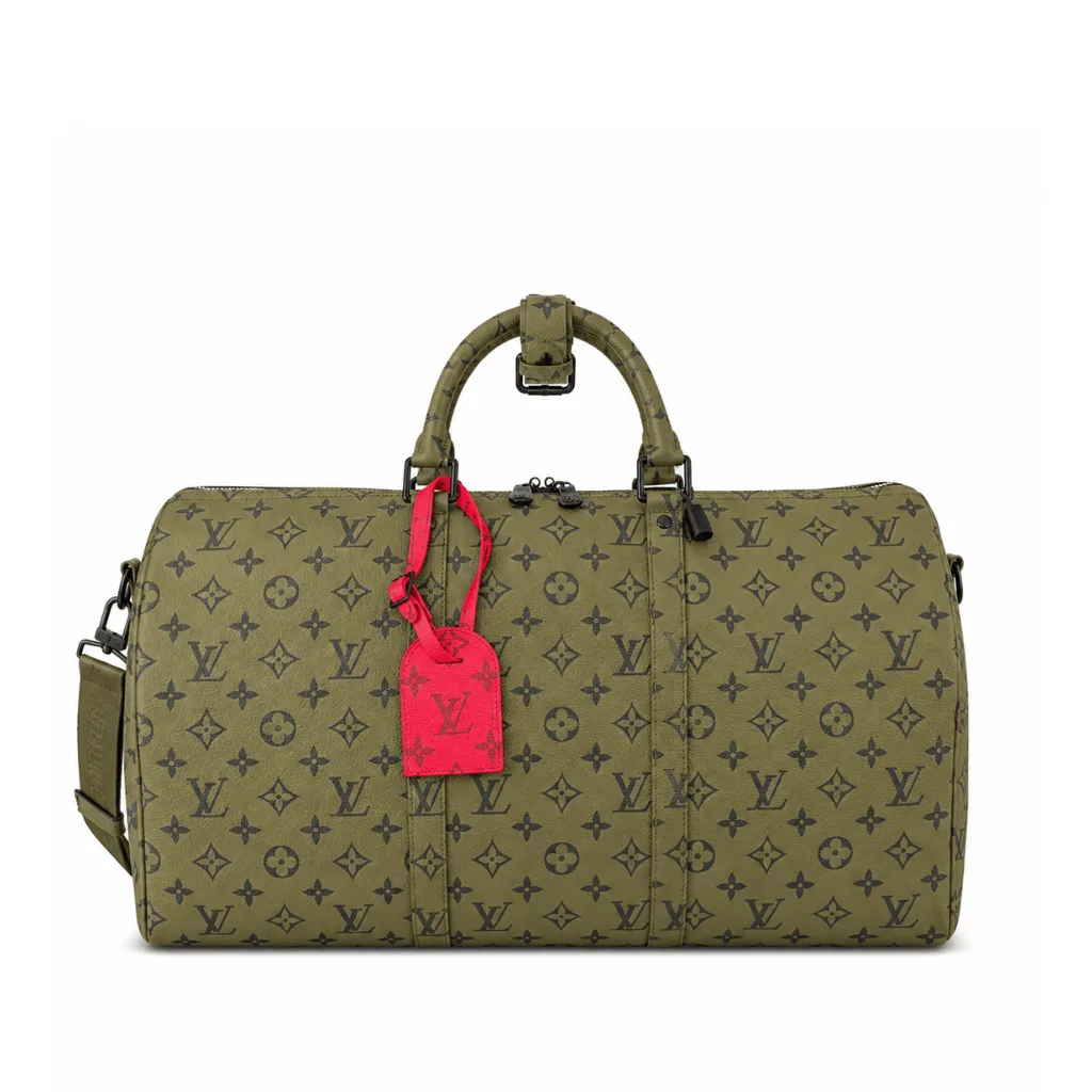 Louis Vuitton Keepall Bandouliere 50 Green Travel Bag M23963 Main image