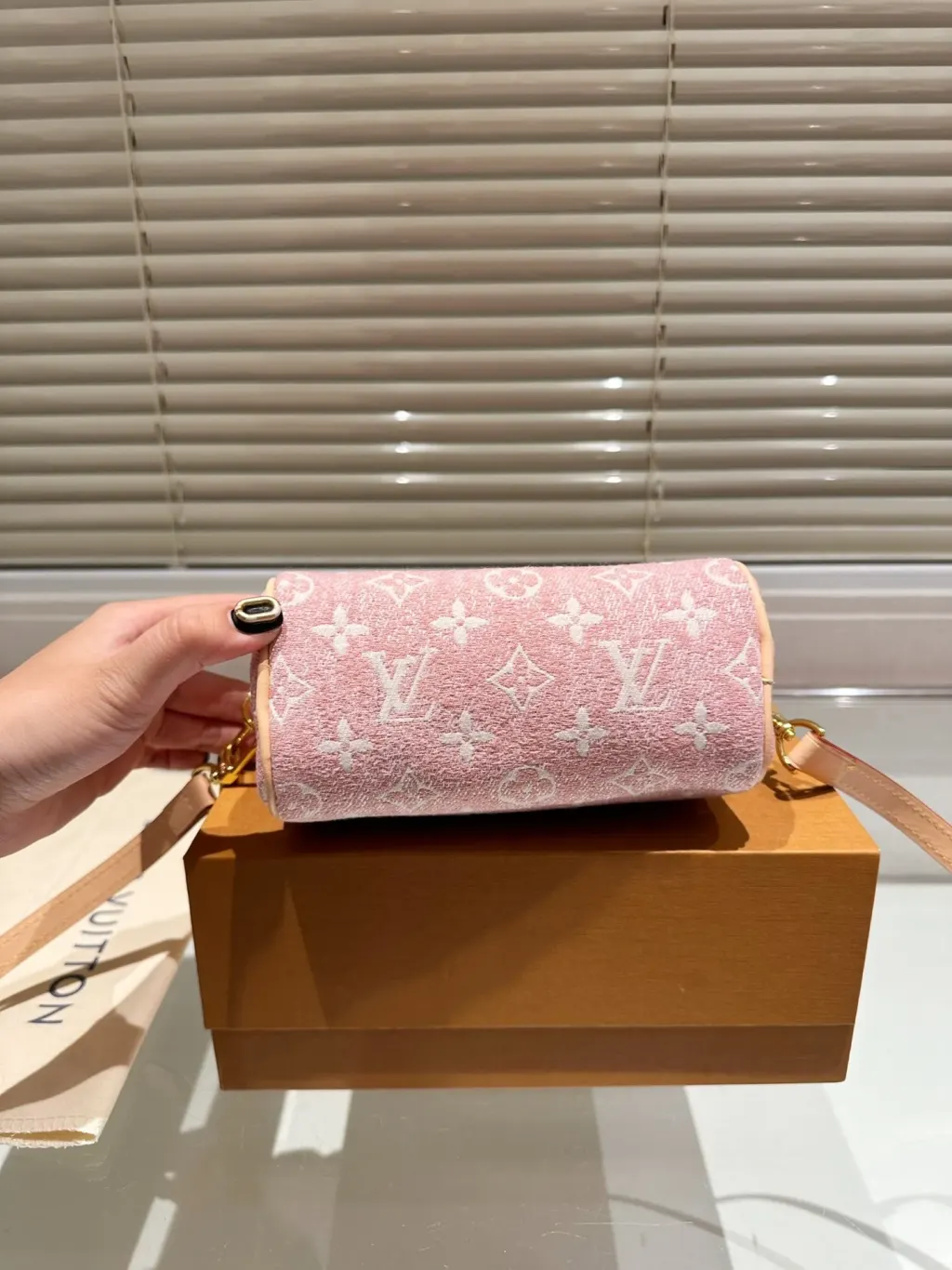 Louis Vuitton Nano Speedy Monogram Pink 17Cm