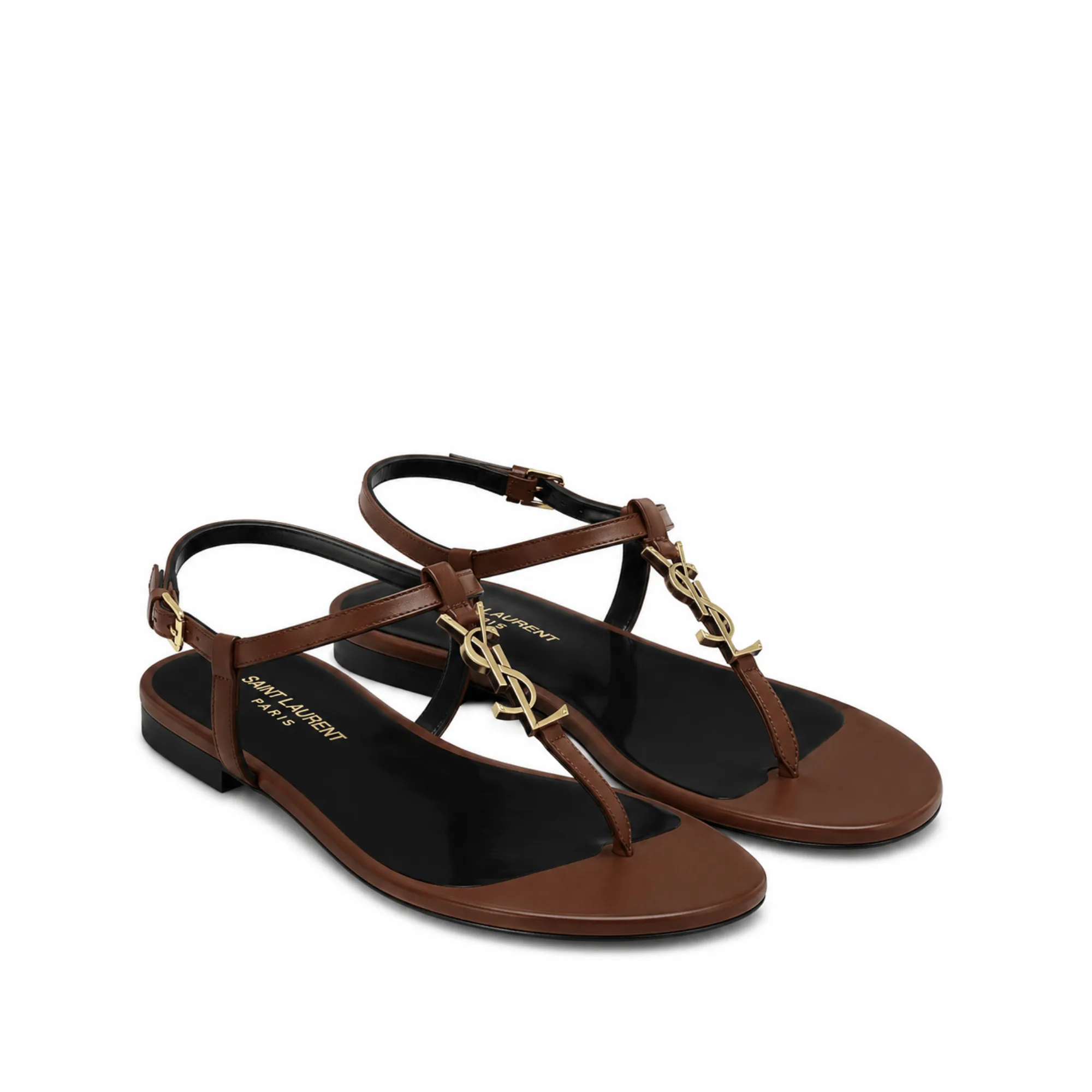 Saint Laurent Cassandre Leather Sandals Main image