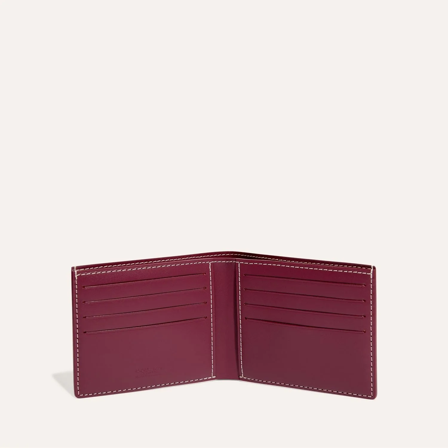Goyard Victoire Wallet In Burgundy Secondary image
