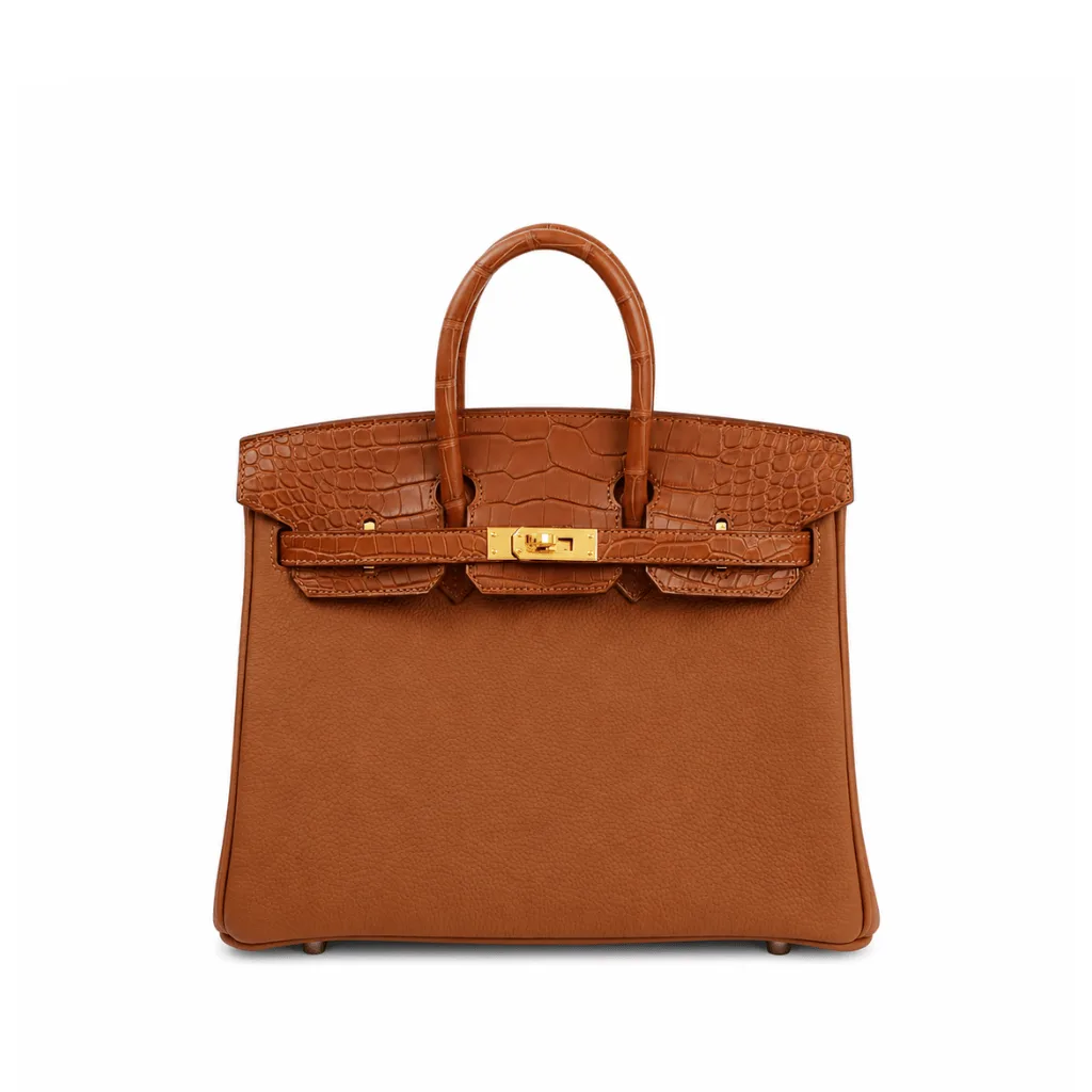 H Birkin Touch 30 Bag Niloticus Caramel Togo Gold Hardware Main image