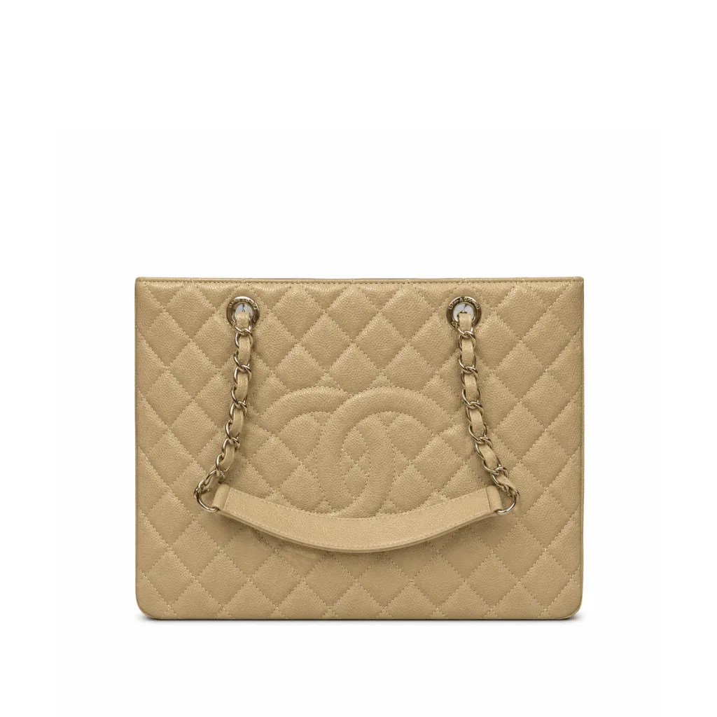 Chanel Bolsa Grand Tote Beige 33Cm Main image