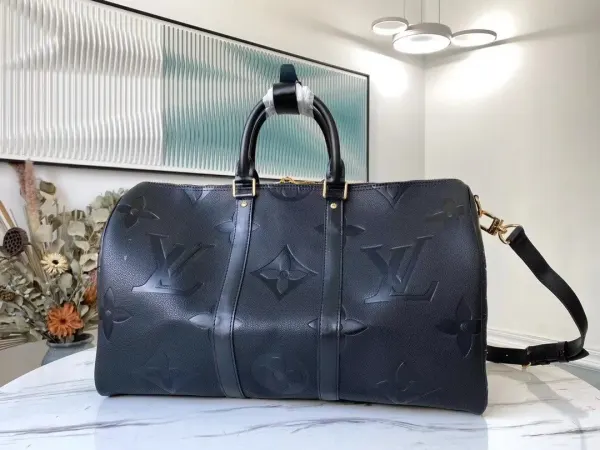 Louis Vuitton Keepall Bandouliere 50 Black M45532