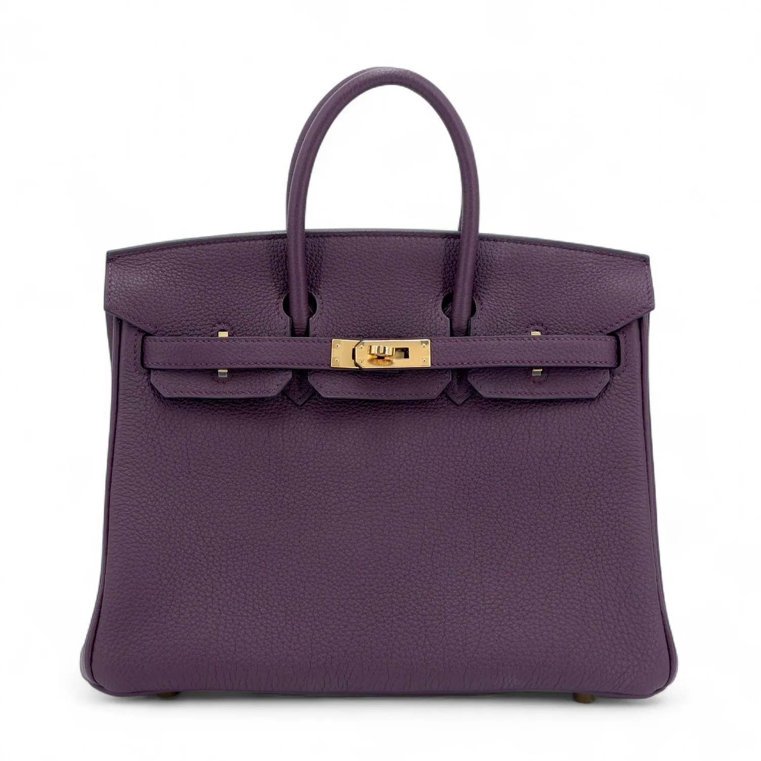 Hermes Birkin 30 Raisin Togo Gold Hardware Main image