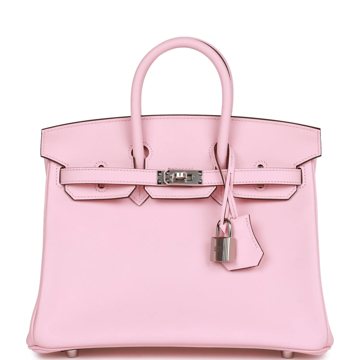 H Birkin 25 Rose Sakura Swift Palladium Hardware Main image