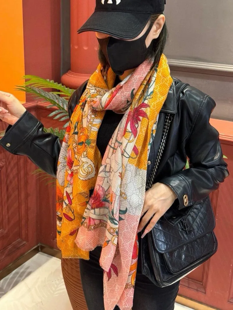Gucci Silk Blend Scarf
