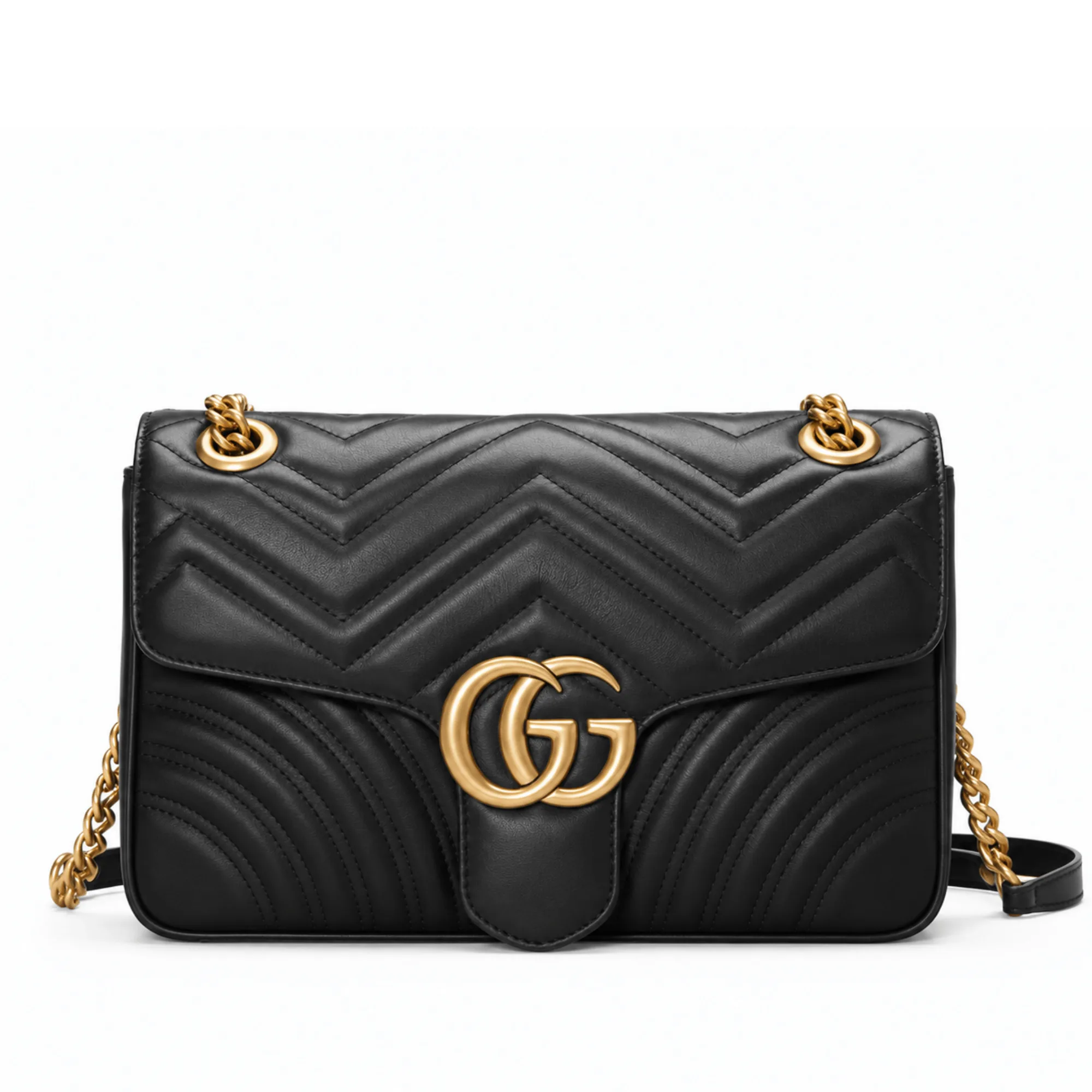 Gucci Marmont Matelasse Mini Black Bag 446744 Dtdit 1000 Main image