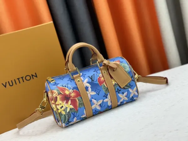 Louis Vuitton Keepall Bandouliere 25 Bright Blue 25Cm M24999
