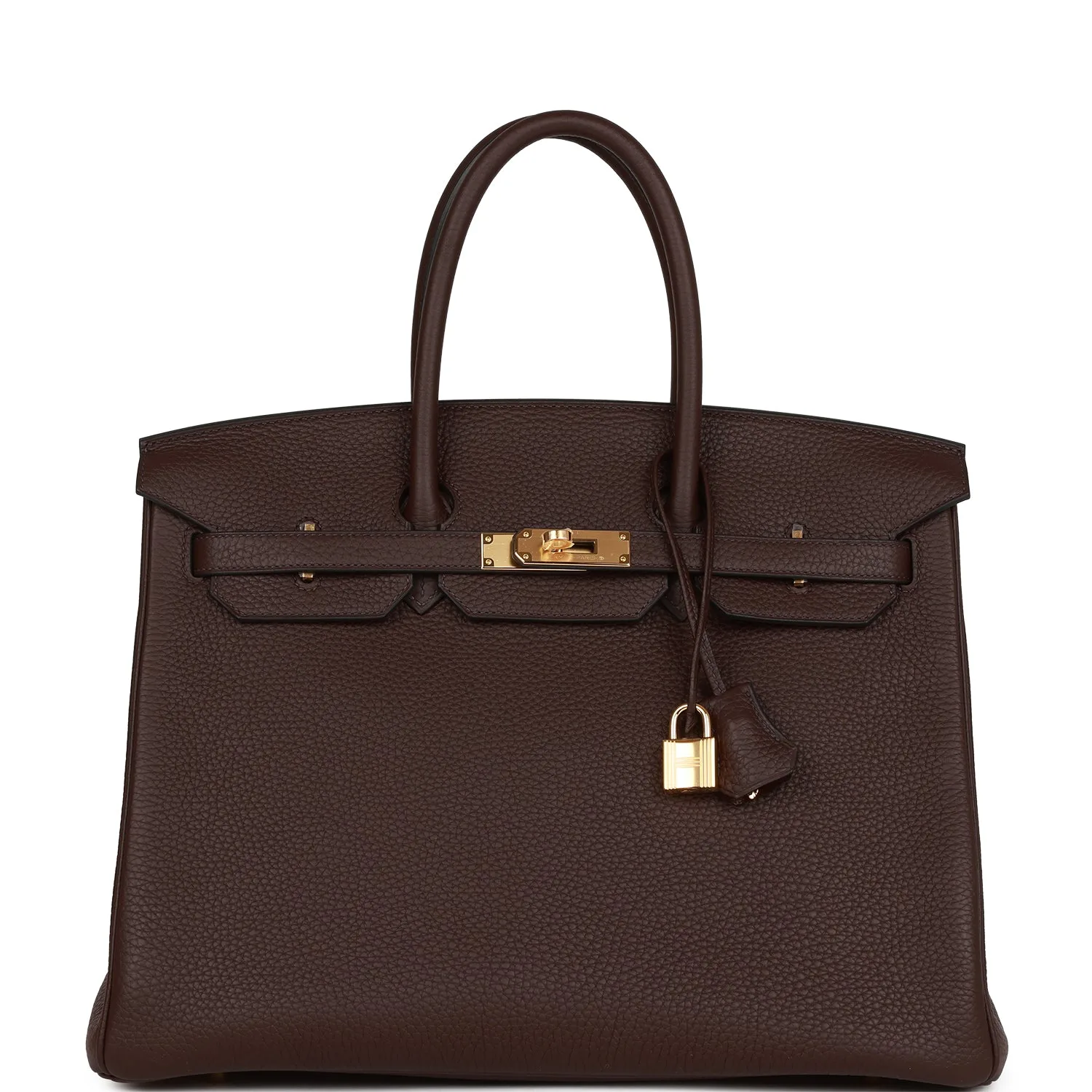 H Birkin 35 Ebene Togo with Gold Hardware Main image