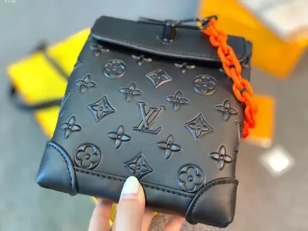 Louis Vuitton Nano Steamer Black 20Cm M58707
